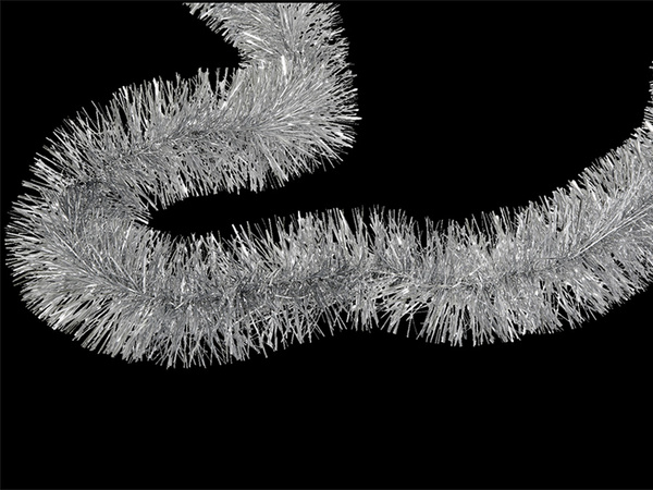 Christmas chandler 2 m sidabrinė grandinėlė