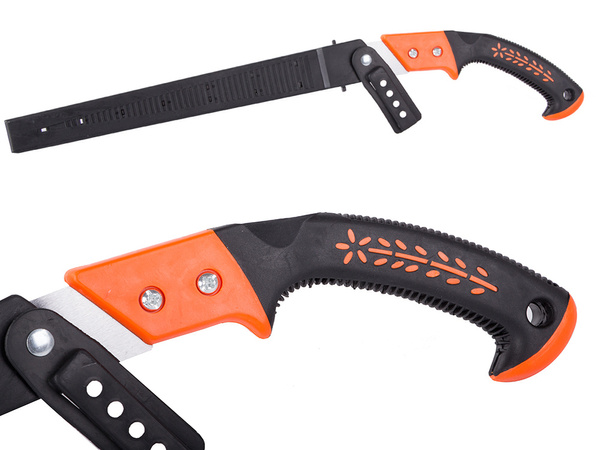 Piła ogrodowa do cięcia gałęzi ręczna do drewna etui pokrowiec na pasek