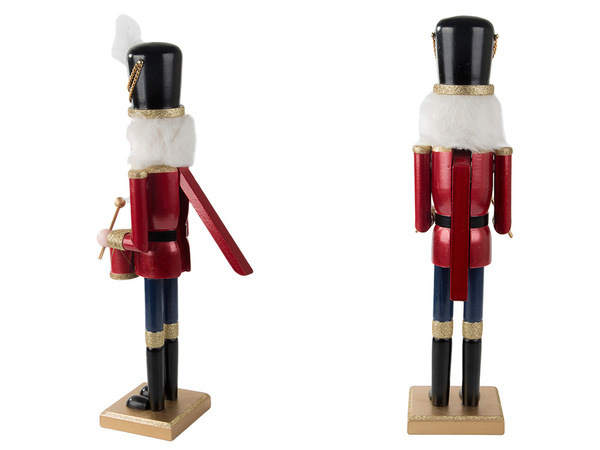 Nutcracker leseni vojak dekorativno božično darilo figurica