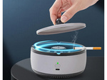 Intelligent car ashtray self-extinguishing smokeless cleaner