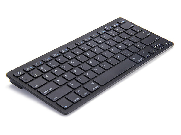 Bezvadu bluetooth tastatūra datoram ipad mac maza, plāna, zema profila