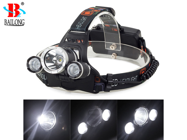 Esilatern bailong led cree xm-l t6 2 x xp-e