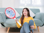 Paleta atrapa moscas eléctrica paquete atrapa moscas mosquitos polillas acum.