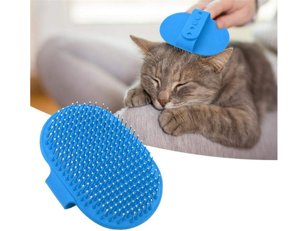 Cepillo para peinar pelo de perro peine masajeador suave para gatos