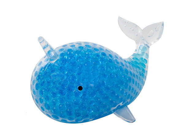 Stressivastane squishy geel squishy delfiin sensoorsed pallid suur purustus