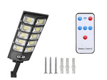 Lampe solaire led détecteur de mouvement télécommande lampe de rue lampe de nuit