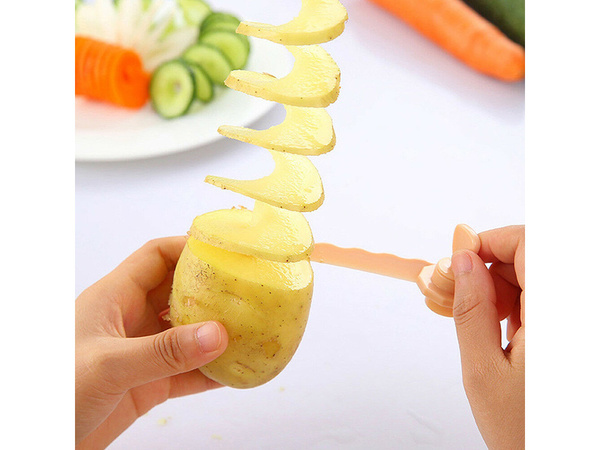 Kartupeļu čipsu mašīna twisted fryer