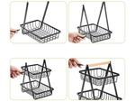 Estante de cocina altillo organizador de cocina con cesta