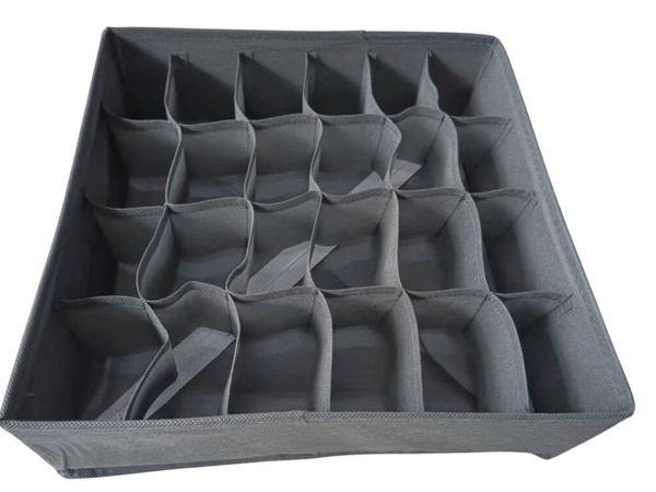 Organisateur de sous-vêtements chaussettes tiroir armoire insert 24 compartiments