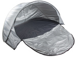 Plážový stan uv ochrana samorozkládací zahradní šedý velký