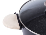 Casserole avec couvercle 7.8l induction aromatiseur