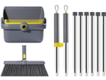 Lazy man's sweeping kit swifter cepillo fregona limpiador recogedor 2en1