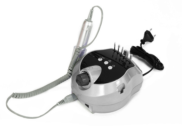 Frezarka do paznokci manicure pedicure 80w profesjonalna mocna + frezy 6szt