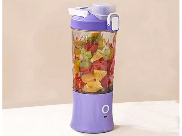 Blender do smoothie przenośny usb bezprzewodowy rozdrabniacz do lodu fiolet