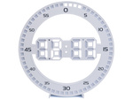 Alarm clock led electronic thermometer with alarm backlit thermometer