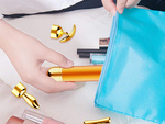 Barre d'or vibrant masseur facial