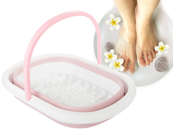 Fussmassageschale faltbare silikonnoppen