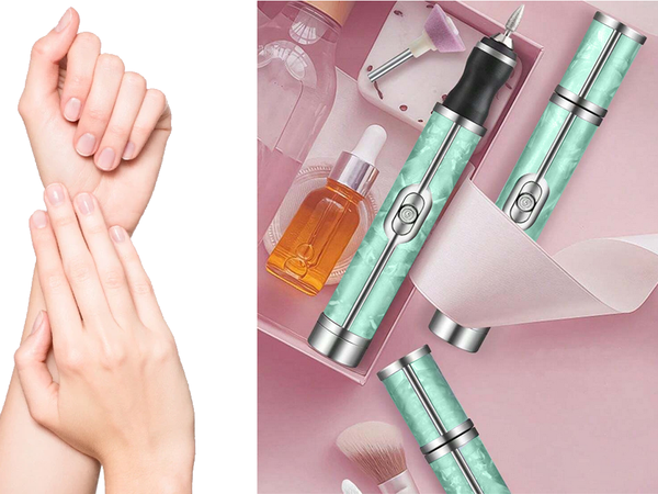 Fresadora de uñas manicura pedicura cortadores conjunto usb batería recargable