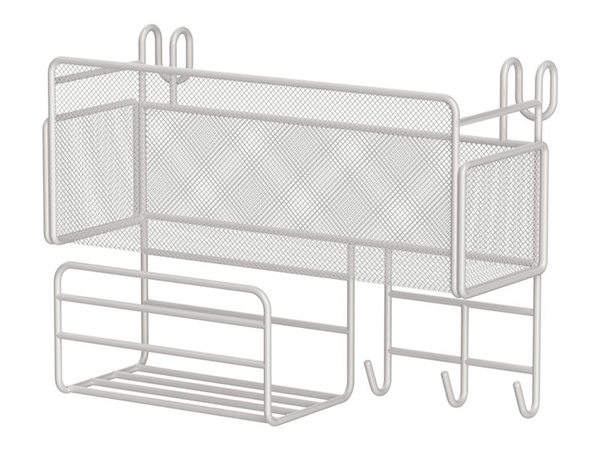 Riiul köögi korraldaja konteiner loft rippuvad 3 x konksud käepidemed
