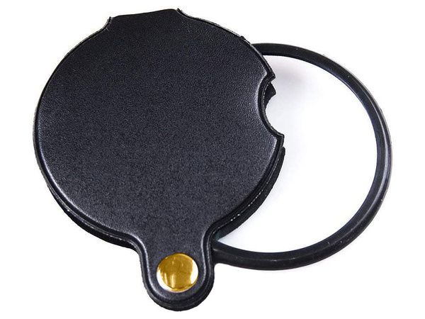 Folding pocket magnifier small mini case