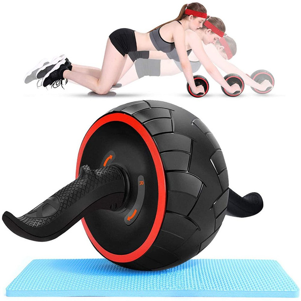 Cvičenie brušných svalov valec ab wheel