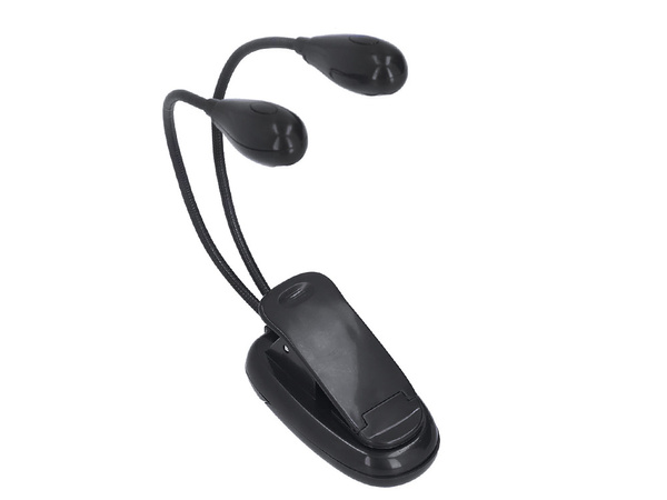 Clip viinud laualamp kooli paindlik lugemine topelt klamber