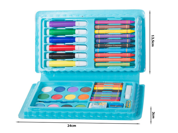 Künstlerset für malerei in kasten 42 stück