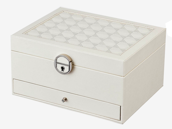 Cutie organizator bijuterii cutie oglindă caz cutie spațioasă