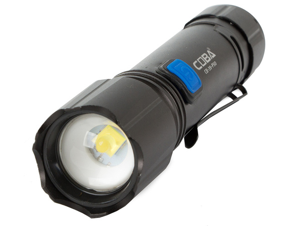 Lanternă tactică militară zoom clip coba xhp50