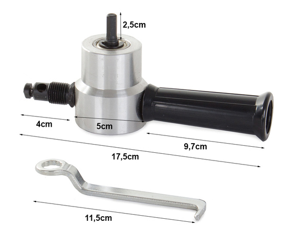 Accessoire de coupe de tôle ciseaux sur perceuse