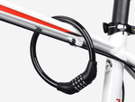 Bezpečnostný zámok na bicykli kód kábla štvormiestnej šifry