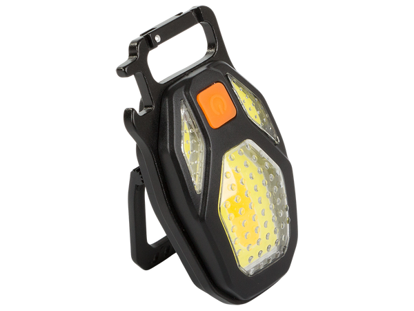 Led světlo cob klíčenka otvírák magnet usb baterka