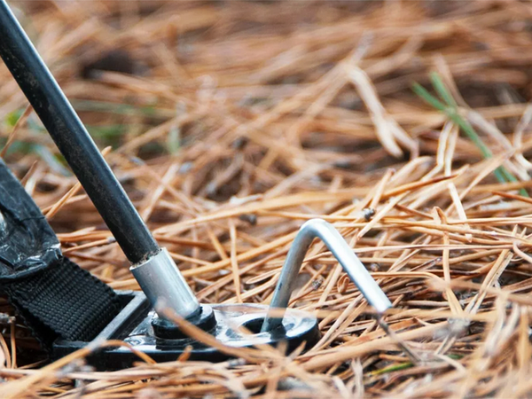 Tent pillars anchor pigs steel 24cm 10pcs hook & lamp; loop pins