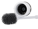 Brosse de toilette en silicone pour la salle de bain base complète étanche
