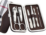 Nail art kit manicure pedicure case nail clippers 7 items
