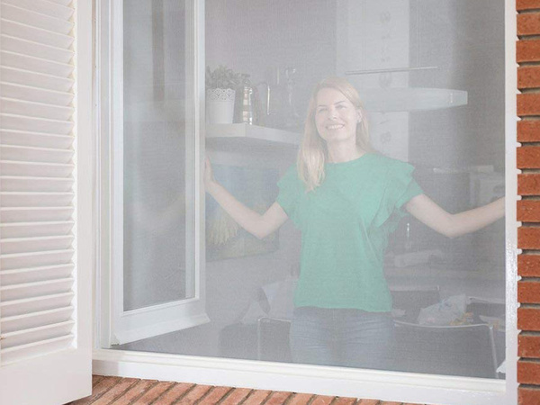 Moustiquaire magnétique pour fenêtre moustiquaire 150 x 180 cm