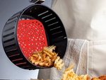 Air fryer's coast coupon, silicon 21 cm ruuduline