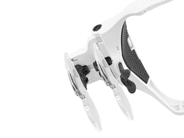 Lampe frontale loupe avec 4 leds lampe frontale de précision 3.5 professionnelle