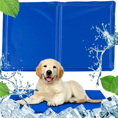 Water-resistant gel cooling mata for dogs animals 50x40cm cat leggage