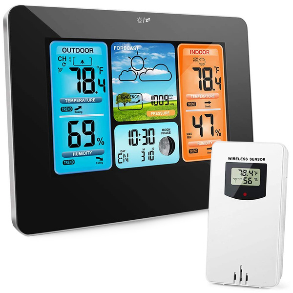 Wireless weather station hygrometer dcf