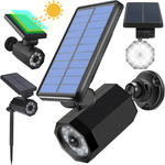 Lampă solară cu 8 leduri pentru grădină cu senzor de mișcare la amurg pentru grădină