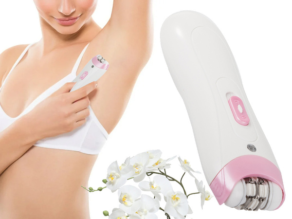 Epilator facial aparat de ras corp trimmer femei baterie perie