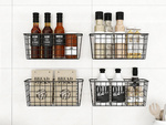 Cesta colgante organizador metálico estante colgante cocina estante colgante