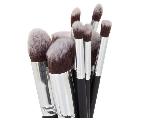 Set of professional make-up brushes 10 pieces