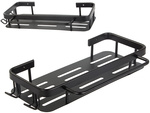 Estanteria baño percha baño cocina colgante metal negro