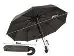 Paraguas plegable paraguas automático negro unisex