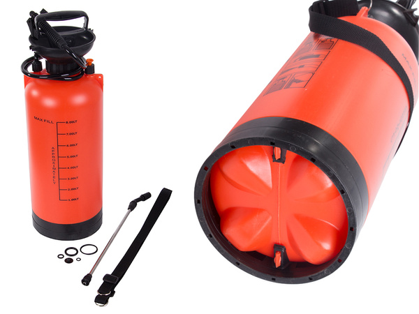 Pulverizator de presiune pentru grădină pulverizator manual cu lance lungă 8l curea