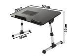 Skládací stůl na notebook chladicí podložka ventilátor