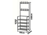 5-storey metal haina rack pantofi genți de mână loft dulap