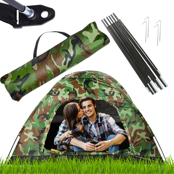 2-person moro camping tent with mosquito net and bag
